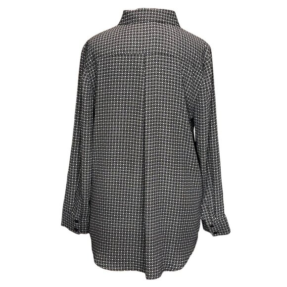 IMNYC Isaac Mizrahi Womens Button-Up Blouse M - Picture 3 of 10